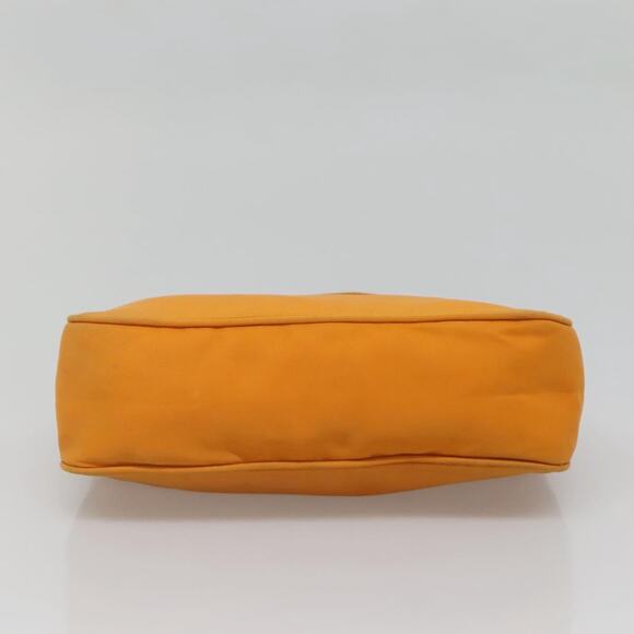 PRADA Hand Bag Nylon Orange Silver - Picture 9 of 12